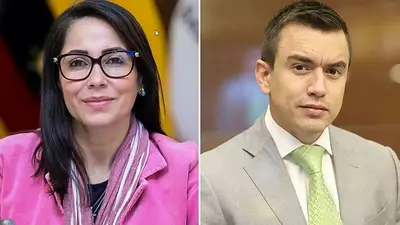 Ecuador: Noboa encabeza las encuestas ante la correísta González Ecuador: Noboa encabeza las encuestas ante la correísta González