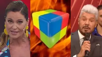 Karina Mazzocco. Marcelo Tinelli. América TV Karina Mazzocco. Marcelo Tinelli. América TV