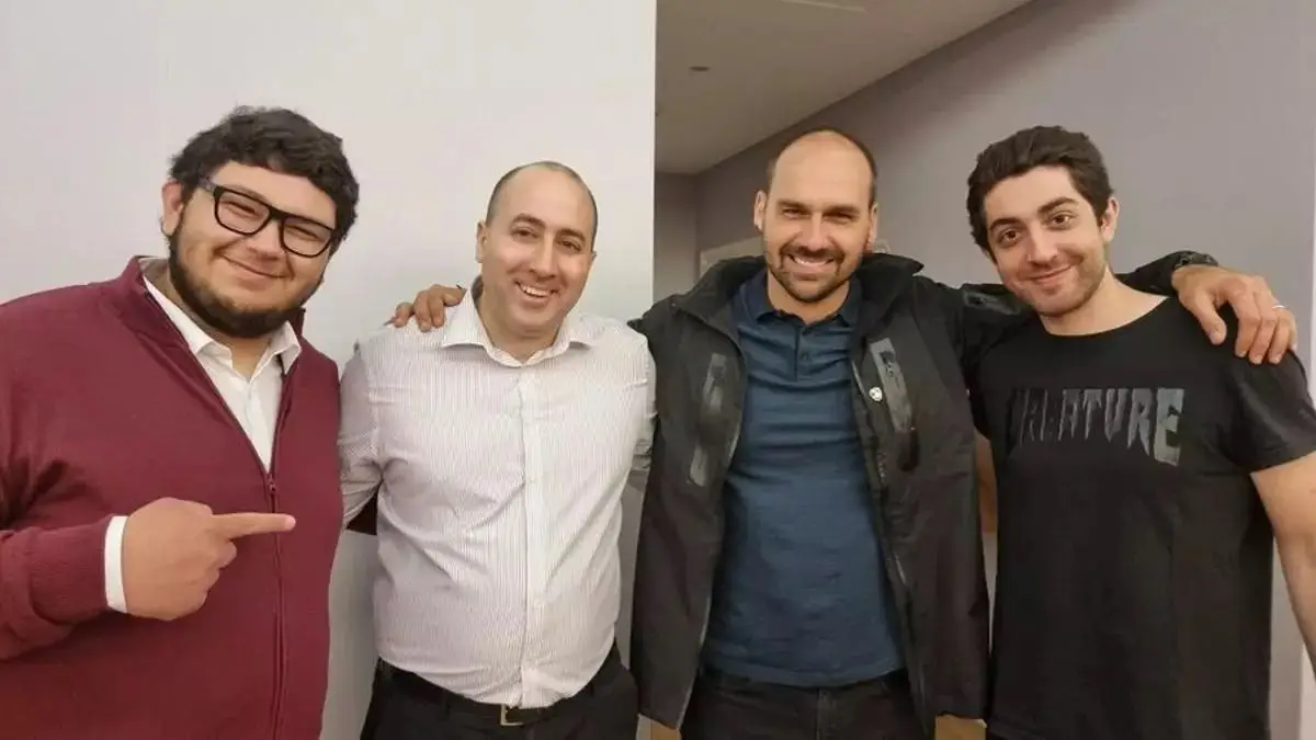 Fernando Cerimedo, La Libertad Avanza, Eduardo Bolsonaro