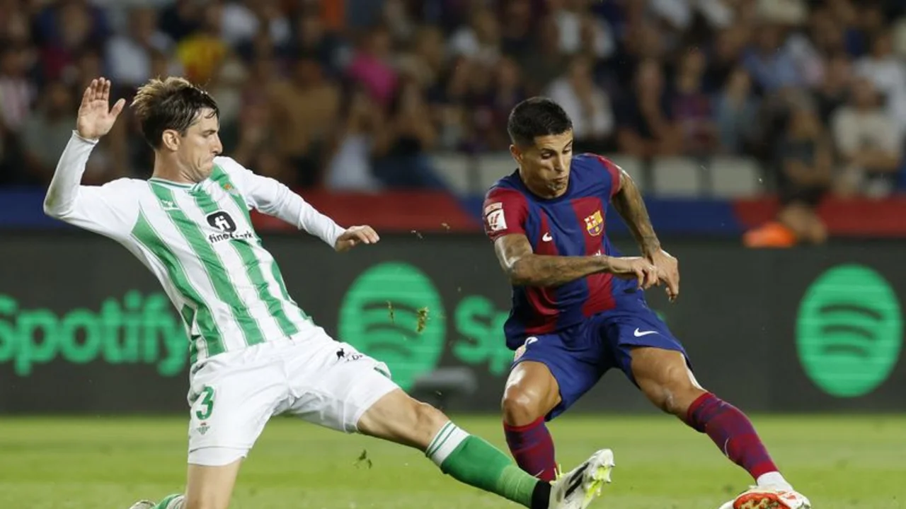Barcelona golea al Real Betis y queda como líder provisorio de LaLiga