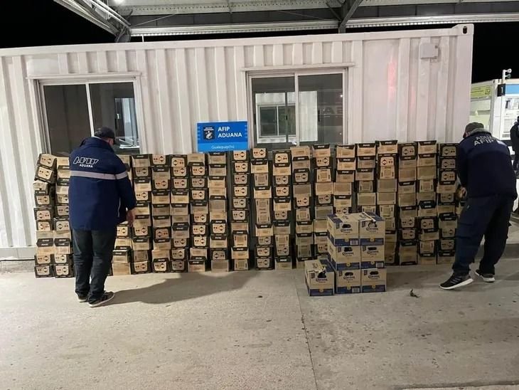 Aduana secuestró botellas de fernet y whisky