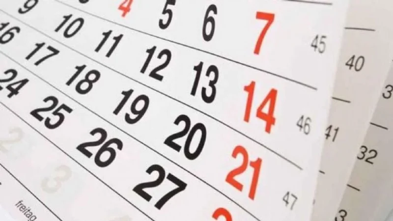 Calendario de feriados