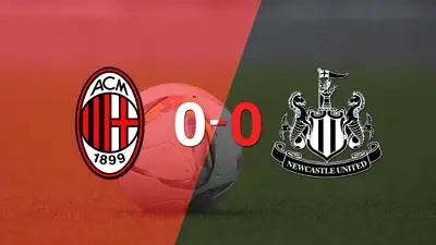 Milan y Newcastle United igualaron sin goles en el marcador Milan y Newcastle United igualaron sin goles en el marcador