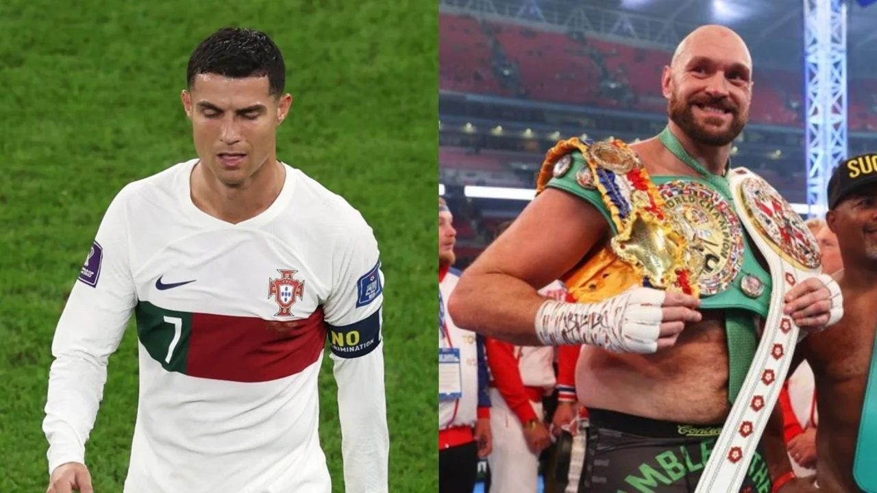 Cristiano Ronaldo Tyson Fury Boxeo