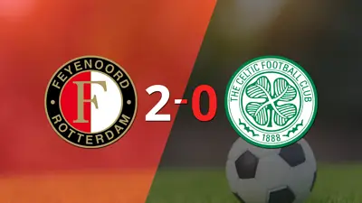 Victoria en casa de Feyenoord ante Celtic por 2-0 Victoria en casa de Feyenoord ante Celtic por 2-0