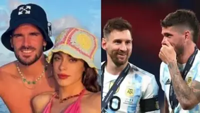 Tini Stoessel, Rodrigo De Paul, Lionel Messi, Selección Argentina, deportes Tini Stoessel, Rodrigo De Paul, Lionel Messi, Selección Argentina, deportes
