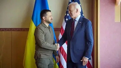 Zelensky viajó a Washington para reclamar más armas Zelensky viajó a Washington para reclamar más armas