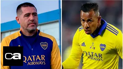 Boca Juniors, Juan Román Riquelme, Sebastián Villa. Boca Juniors, Juan Román Riquelme, Sebastián Villa.