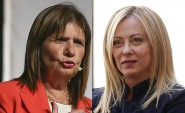 Giorgia Meloni, przywódczyni skrajnej prawicy chwalona przez Patricię Bullrich