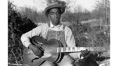Guitarrista de la música blues Guitarrista de la música blues