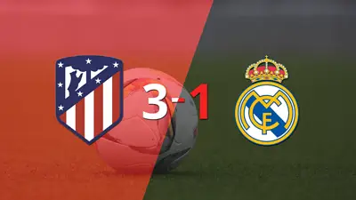 Con un doblete, Atlético de Madrid se quedó con el Derbi de Madrid ante Real Madrid Con un doblete, Atlético de Madrid se quedó con el Derbi de Madrid ante Real Madrid