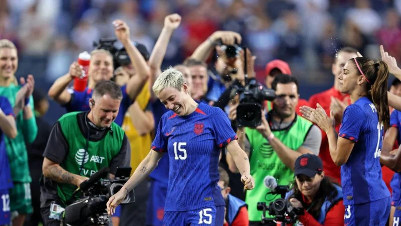 La futbolista estadounidense Megan Rapinoe baja la cortina de su exitosa carrera internacional