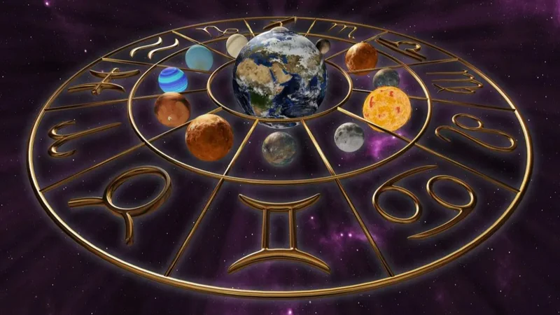 Signos zodiacales junto con los planetas que los influyen 