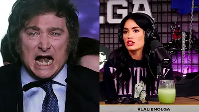 Javier Milei y Lali Espósito Javier Milei y Lali Espósito