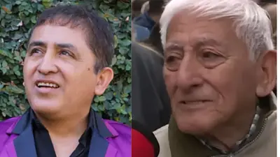 El desgarrador llanto de los padres de Huguito Flores en su despedida. El desgarrador llanto de los padres de Huguito Flores en su despedida.