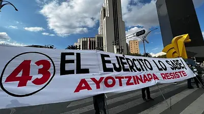Se cumplen nueve años de la desaparición de 43 estudiantes normalistas en México. Se cumplen nueve años de la desaparición de 43 estudiantes normalistas en México.