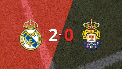 En su casa, Real Madrid derrotó por 2-0 a UD Las Palmas En su casa, Real Madrid derrotó por 2-0 a UD Las Palmas