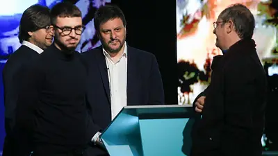 Las frases de Leandro Santoro en el debate para jefe de gobierno porteño: "Hay una alianza clara entre la derecha fanática y los halcones" Las frases de Leandro Santoro en el debate para jefe de gobierno porteño: "Hay una alianza clara entre la derecha fanática y los halcones"
