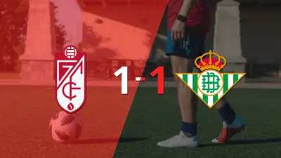 Granada y Betis se reparten los puntos y empatan 1-1 Granada y Betis se reparten los puntos y empatan 1-1