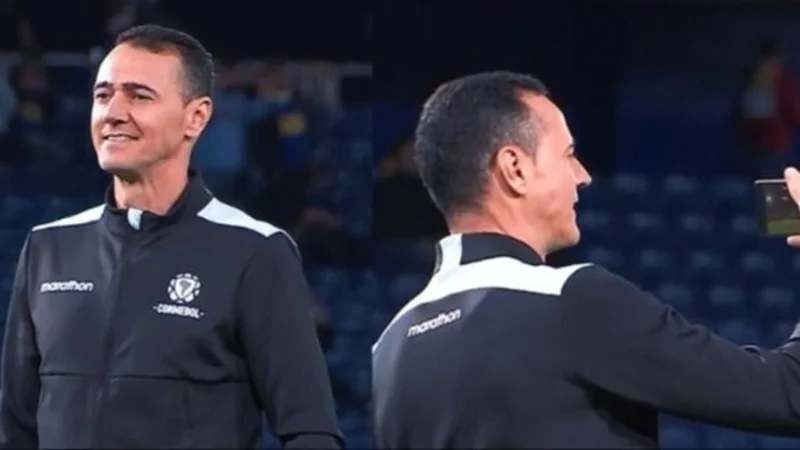 Filtran un video del árbitro de Boca vs Palmeiras que indignó a los hinchas de River