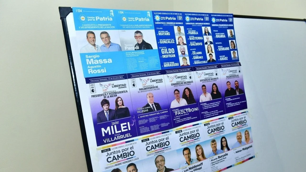 La Junta Electoral oficializó las boletas para las elecciones generales de octubre