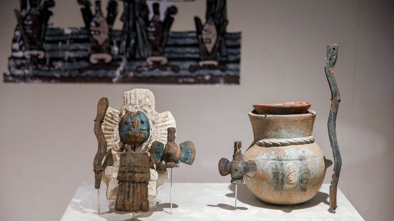 Exhibición en México muestra por primera vez raras ofrendas aztecas