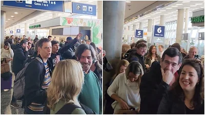 VIDEO | El cruce de la Izquierda con los liberales de Milei en el aeropuerto: "Como a los nazis" VIDEO | El cruce de la Izquierda con los liberales de Milei en el aeropuerto: "Como a los nazis"