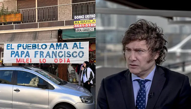 Javier Milei. Peregrinación a Luján