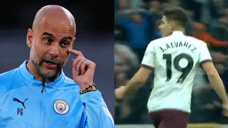 Manchester City Julián Álvarez Pep Guardiola