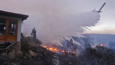 Incendio en El Durazno, Córdoba. Incendio en El Durazno, Córdoba.