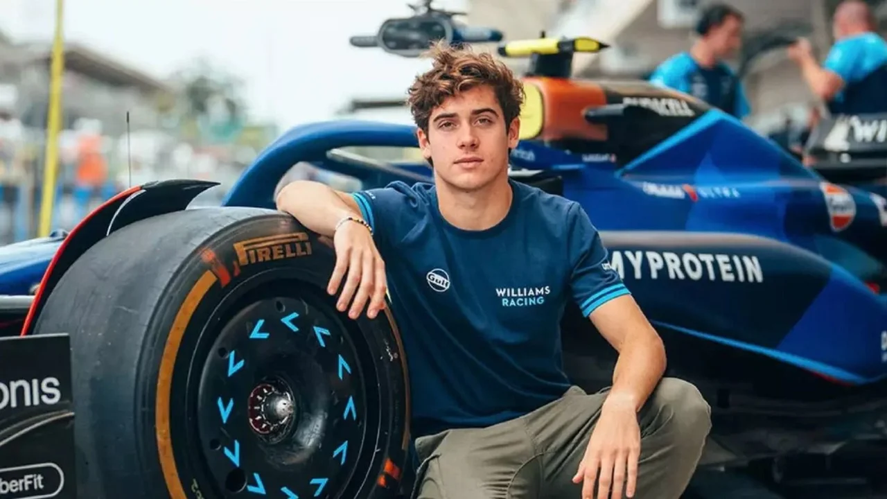 Fotografía del piloto de F1 Franco Colapinto 