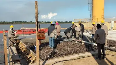 A pesar de la paralización de obras públicas, el Gobierno de Formosa continúa con la ejecución de una construcción clave A pesar de la paralización de obras públicas, el Gobierno de Formosa continúa con la ejecución de una construcción clave