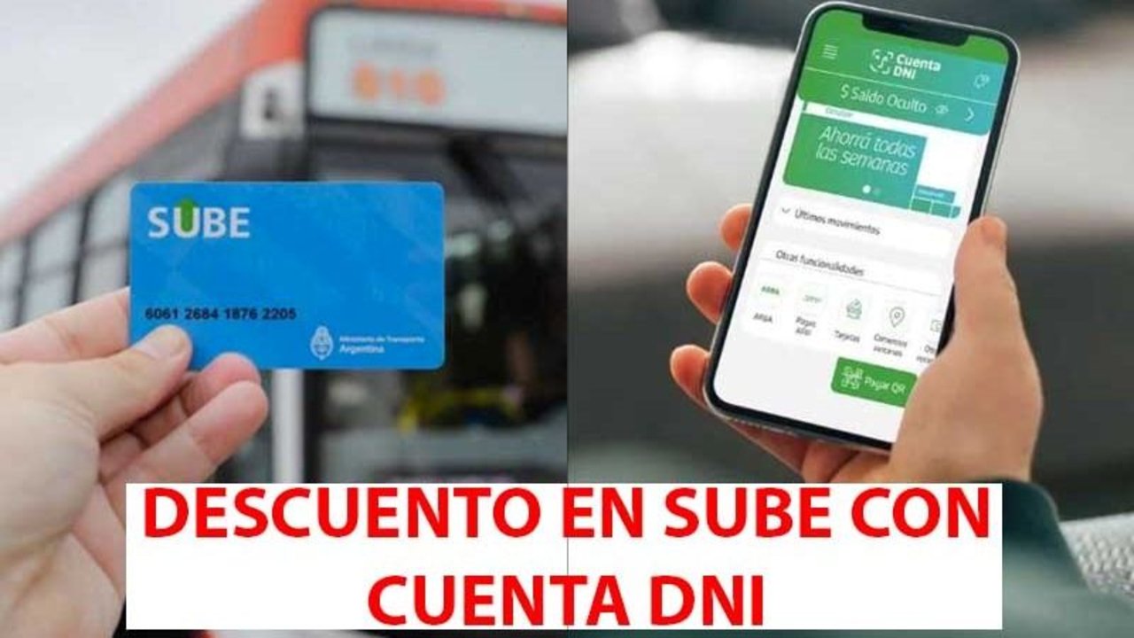 Descuento en SUBE con Cuenta DNI