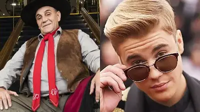 Chaqueño Palavecino y Justin Bieber en Las Vegas Chaqueño Palavecino y Justin Bieber en Las Vegas
