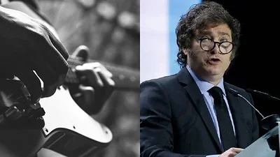 Luciano Napolitano hijo de Pappo contra Milei Luciano Napolitano hijo de Pappo contra Milei