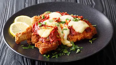 Milanesa Napolitana. Milanesa Napolitana.