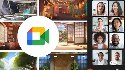 Logo de Google Meet Logo de Google Meet