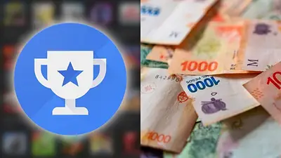 Logo de Google Opinion Rewards y billetes Logo de Google Opinion Rewards y billetes