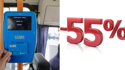 Descuento de un 55% para viajar en transporte público con la SUBE Descuento de un 55% para viajar en transporte público con la SUBE