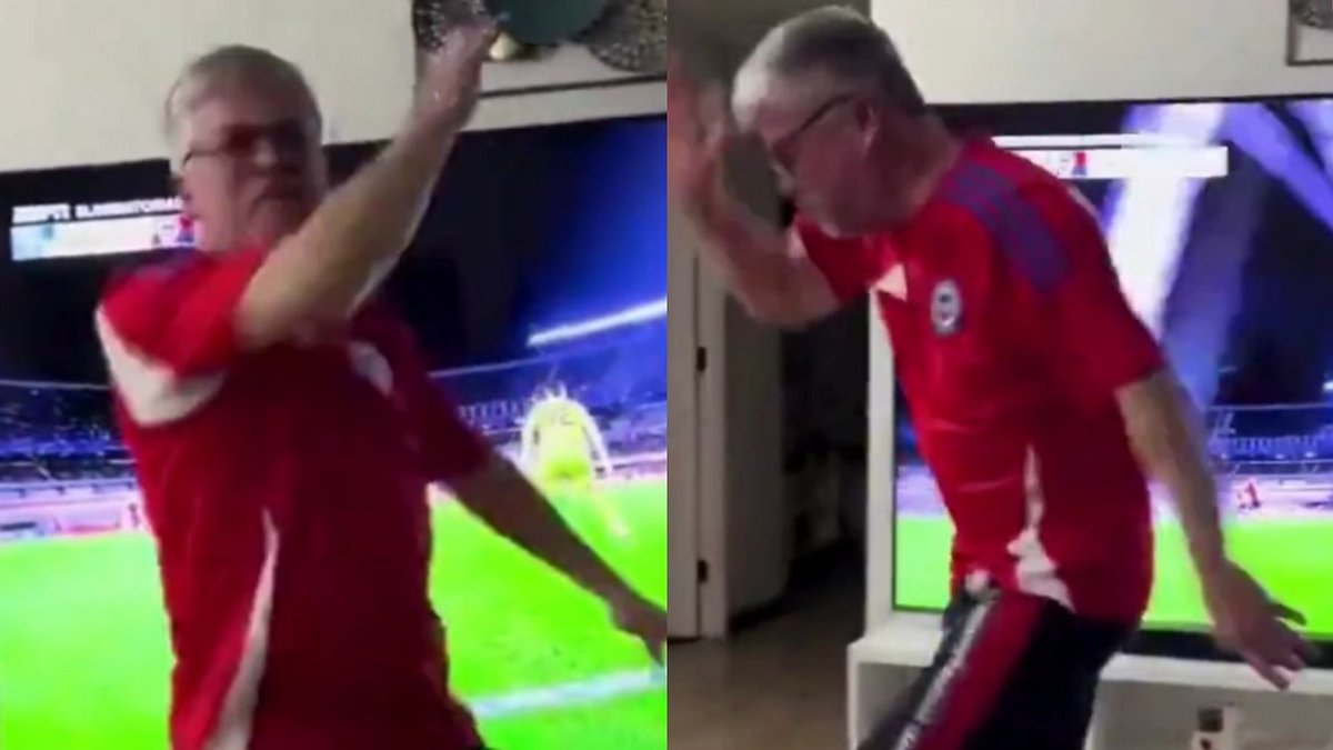 El video viral de un hincha chileno llorando por la derrota contra la ...