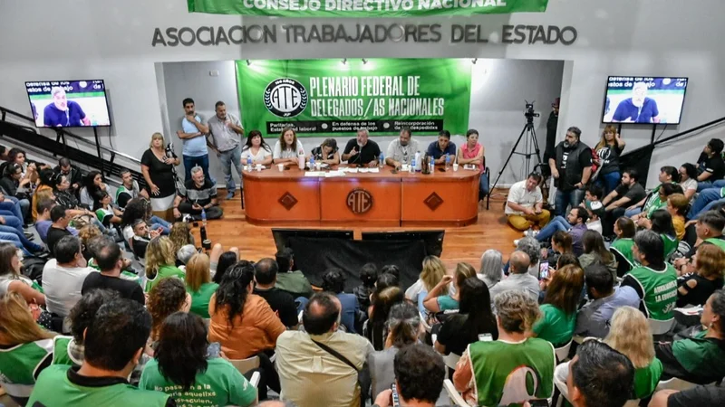 ATE Paro Medida de Fuerza Javier Milei