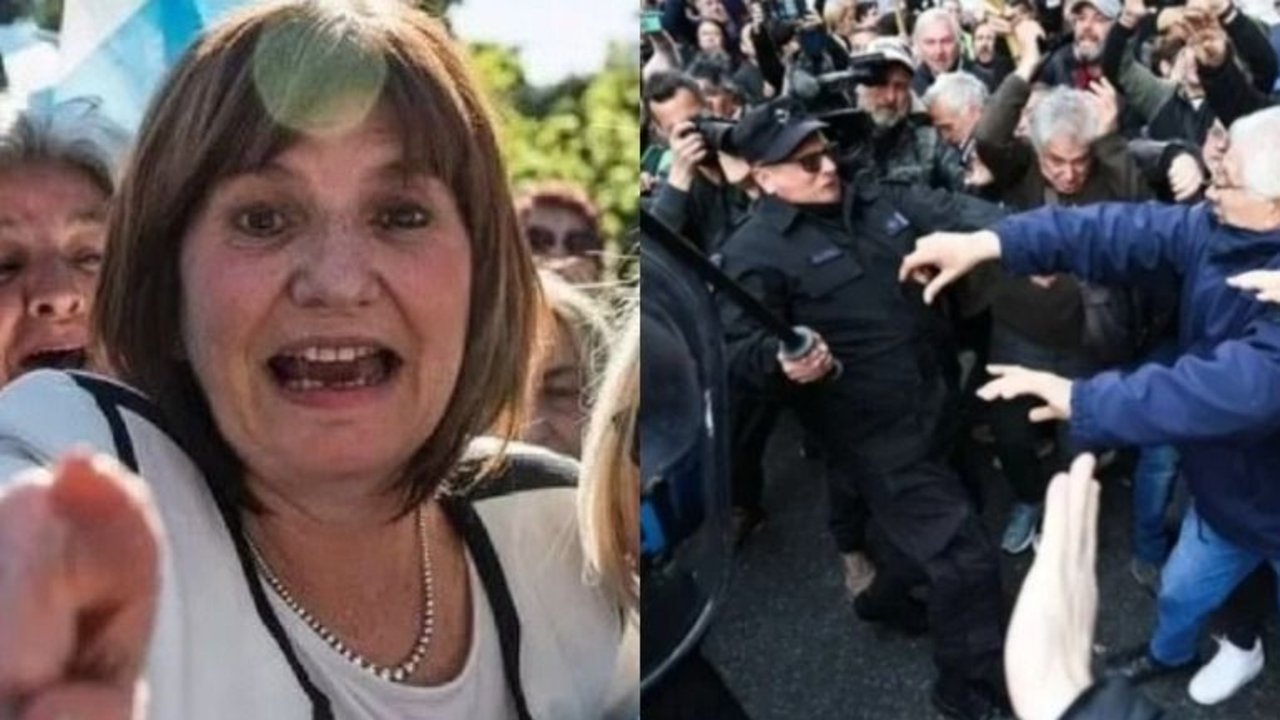 Bullrich dijo que "no hubo represión" a los jubilados que reclamaban frente al Congreso