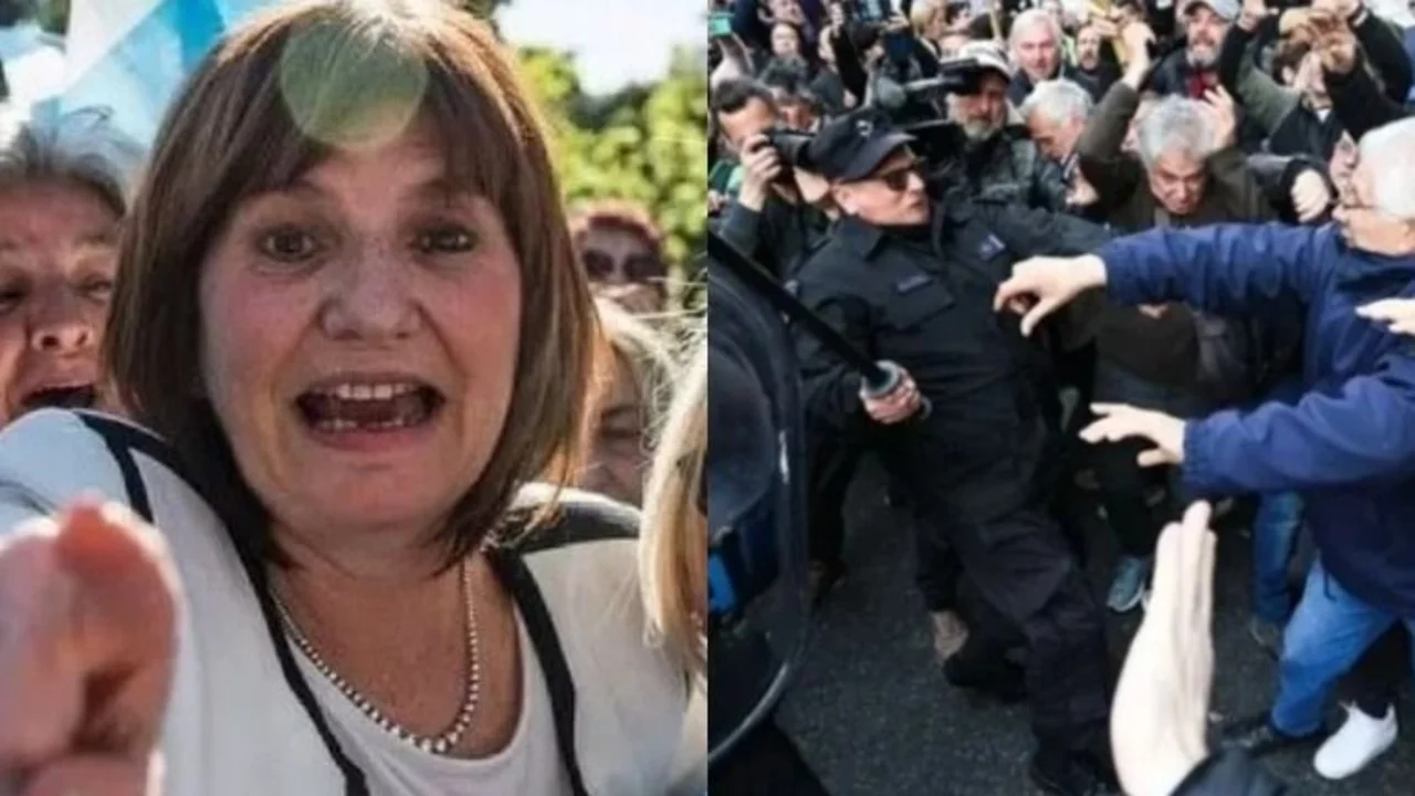 Bullrich dijo que "no hubo represión" a los jubilados que reclamaban frente al Congreso