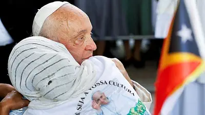 Timor Oriental acude en masa a la misa con el Papa Francisco Timor Oriental acude en masa a la misa con el Papa Francisco