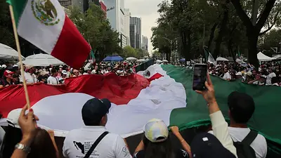 Senado mexicano inicia discusión de controvertida reforma al poder judicial Senado mexicano inicia discusión de controvertida reforma al poder judicial