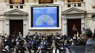 Fotografía del Congreso nacional tras la votación negativa Fotografía del Congreso nacional tras la votación negativa