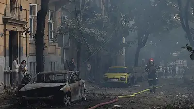 Ucrania dice que un bombardeo de drones rusos hiere a una persona y daña infraestructuras Ucrania dice que un bombardeo de drones rusos hiere a una persona y daña infraestructuras