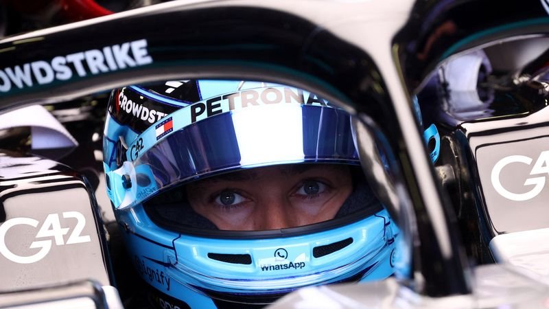 Russell es el más rápido con Mercedes en la práctica final del Gran Premio de Bakú de la F1
