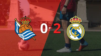 Real Sociedad no pudo ante la contundencia de Real Madrid y perdió por 2 a 0 Real Sociedad no pudo ante la contundencia de Real Madrid y perdió por 2 a 0
