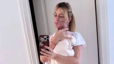 Nicole Neumann se manchó por lo que le pasó con el pañal de su bebé: el video